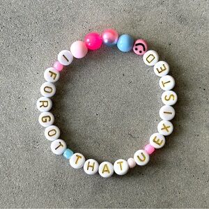 Taylor Swift Friendship Bracelet- I Forgot That You Existed